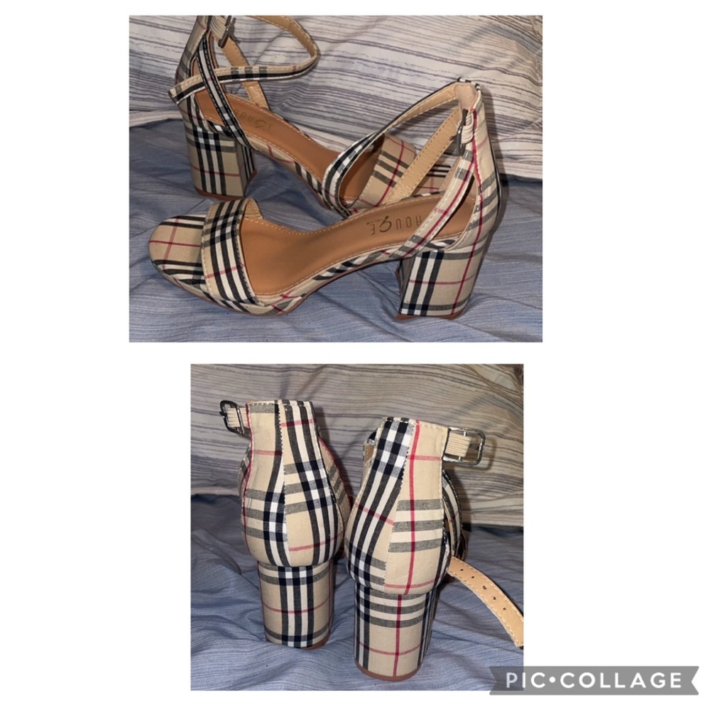 Plaid Women's Heels
